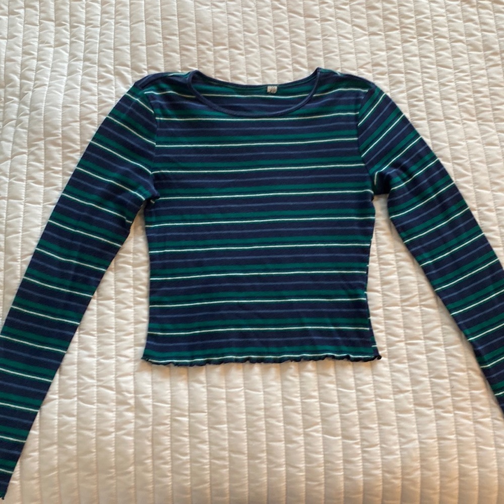 Brandy Melville long sleeve striped top